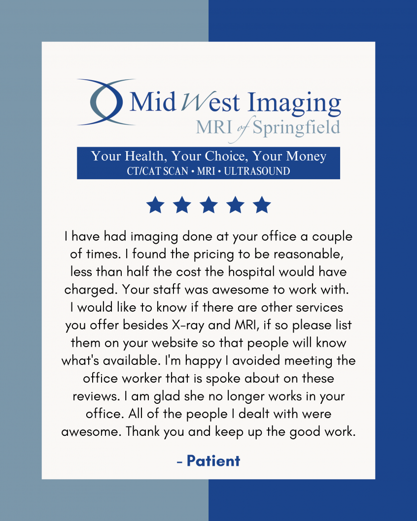 Testimonials | MRI Of Springfield